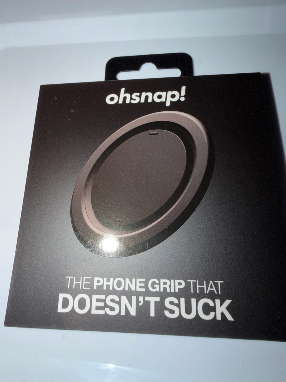 Snap ohsnap! Black Magnetic Phone Grip & Stand